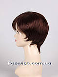 Перука - полусистема для літа Elena Mono Original колір бургунд, фото 3