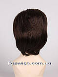 Перука - полусистема для літа Monica Mono Original колір шоколадний, фото 4