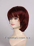 Перука - полусистема для літа Monica Mono Original з червоним відтінком, фото 2
