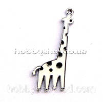 Підвіска з емаллю Жираф (3,5*1,4 см)