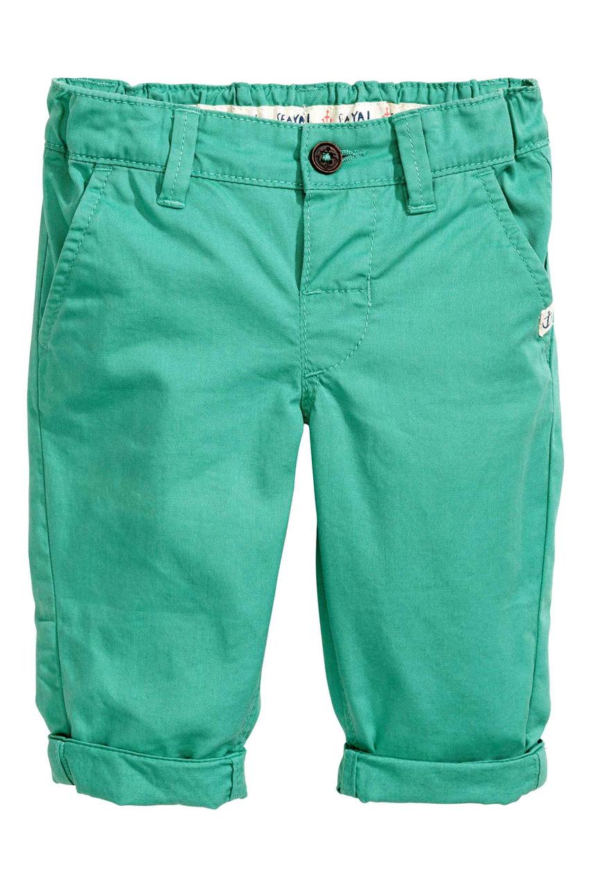 Дитячі літні штани чиноси для хлопчика 12-18 місяців, 1,5-2 роки, фото 1