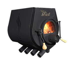Камін дров'яний Rud Pyrotron Кантрі 01 з варильною поверхнею склом, фото 3