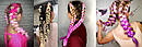 Канекалон ярко-розовый 60 см в плетении, фото 5