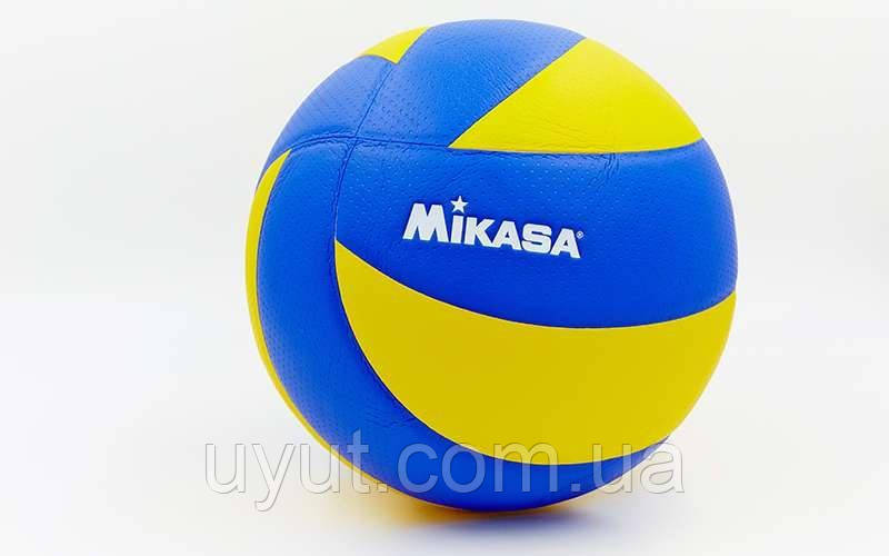 М'яч волейбольний Клеєний PU MIK MVA-200 (PU, No5, 5 сл.)