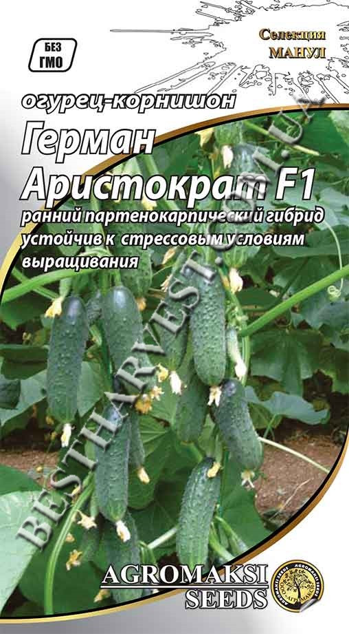 Насіння огірка «Герман Аристократ F1» 0.25 г, партенокарпічний