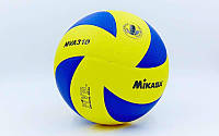 Мяч волейбольный Клееный PU MIK MVA-310 (PU-2, №5, 5 сл., клееный)