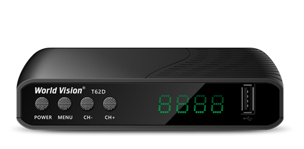 World Vision T62D — Т2 Тюнер DVB-T2 IPTV
