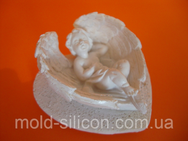 Силіконовий молд "Немовля на крилах ангела малий", фото 1
