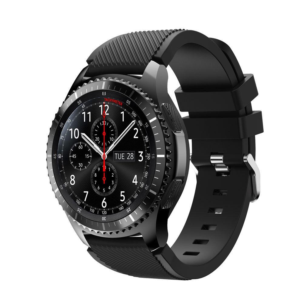 Силіконовий ремінець Primo для годинника Samsung Gear S3 Classic SM-R770 / Frontier RM-760 - Black