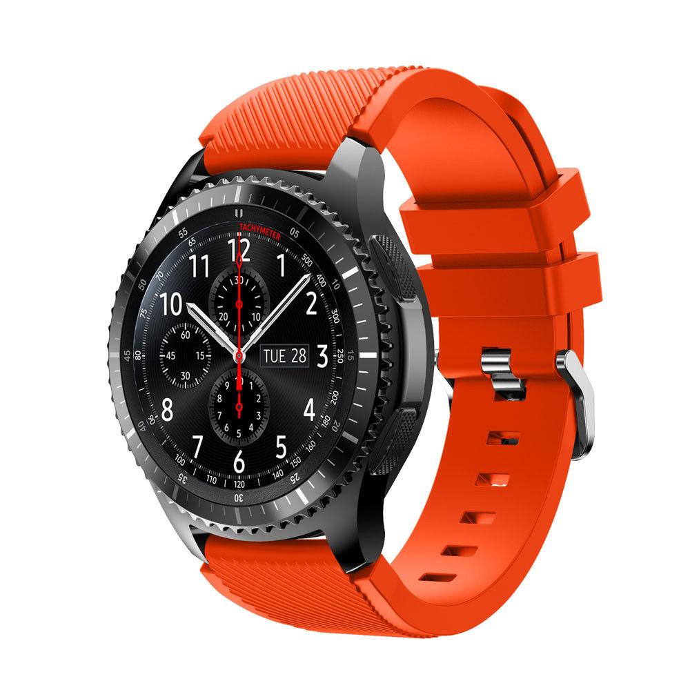 Силіконовий ремінець Primo для годин Samsung Gear S3 Classic SM-R770 / Frontier RM-760 - Orange