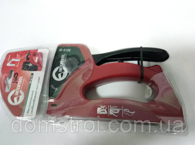 Степлер пластиковий Intertool RT-0120, фото 1