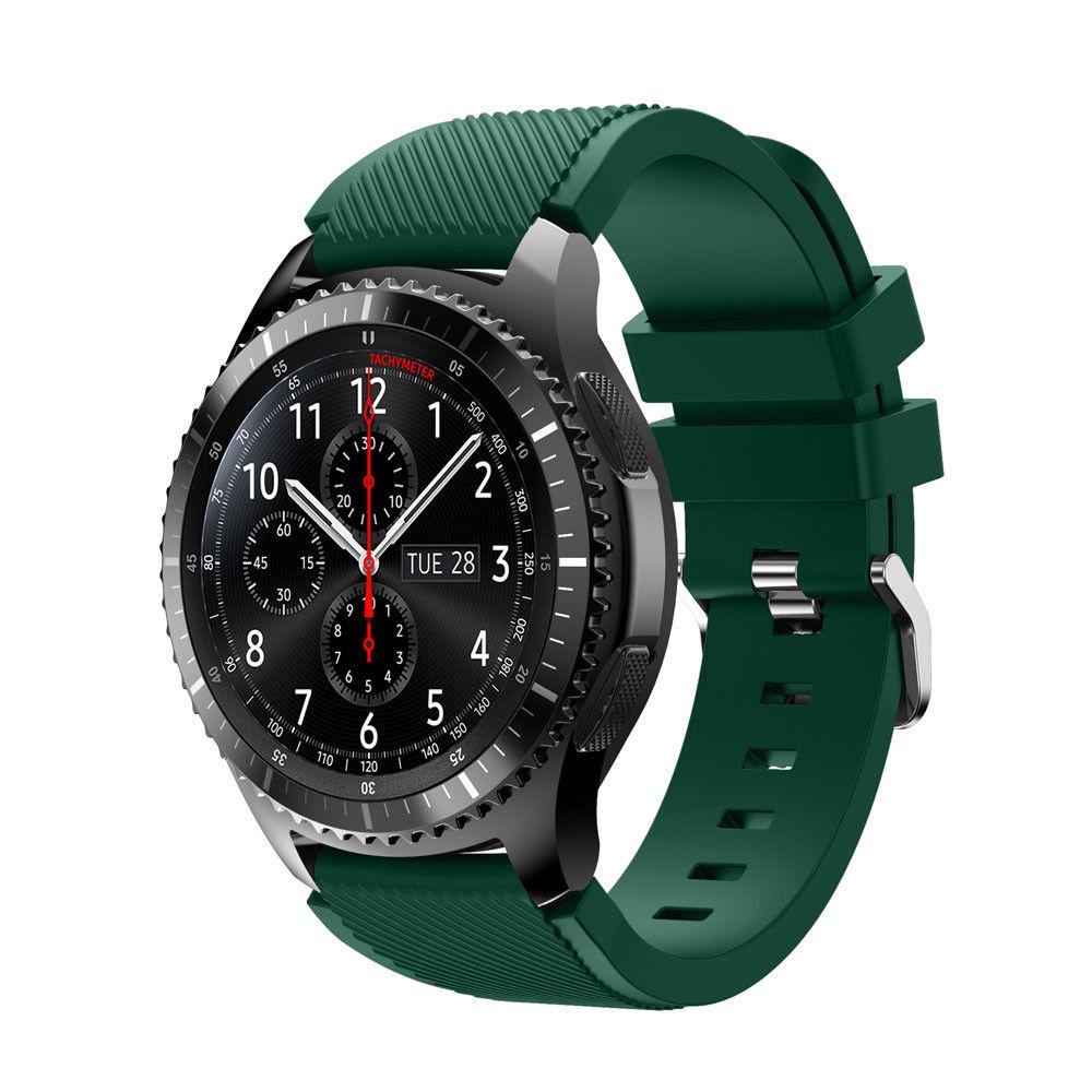 Силіконовий ремінець Primo для годинника Samsung Gear S3 Classic SM-R770 / Frontier RM-760 - Army Green