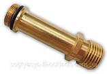 Трубка латунь подавання води ПРЯМА М15/М20 ВБ ФЛАНЕЦ (б.ф.у, К) колонок 10-12 літрів, арт. GWV5002АА, к.з. 1077/3, фото 2