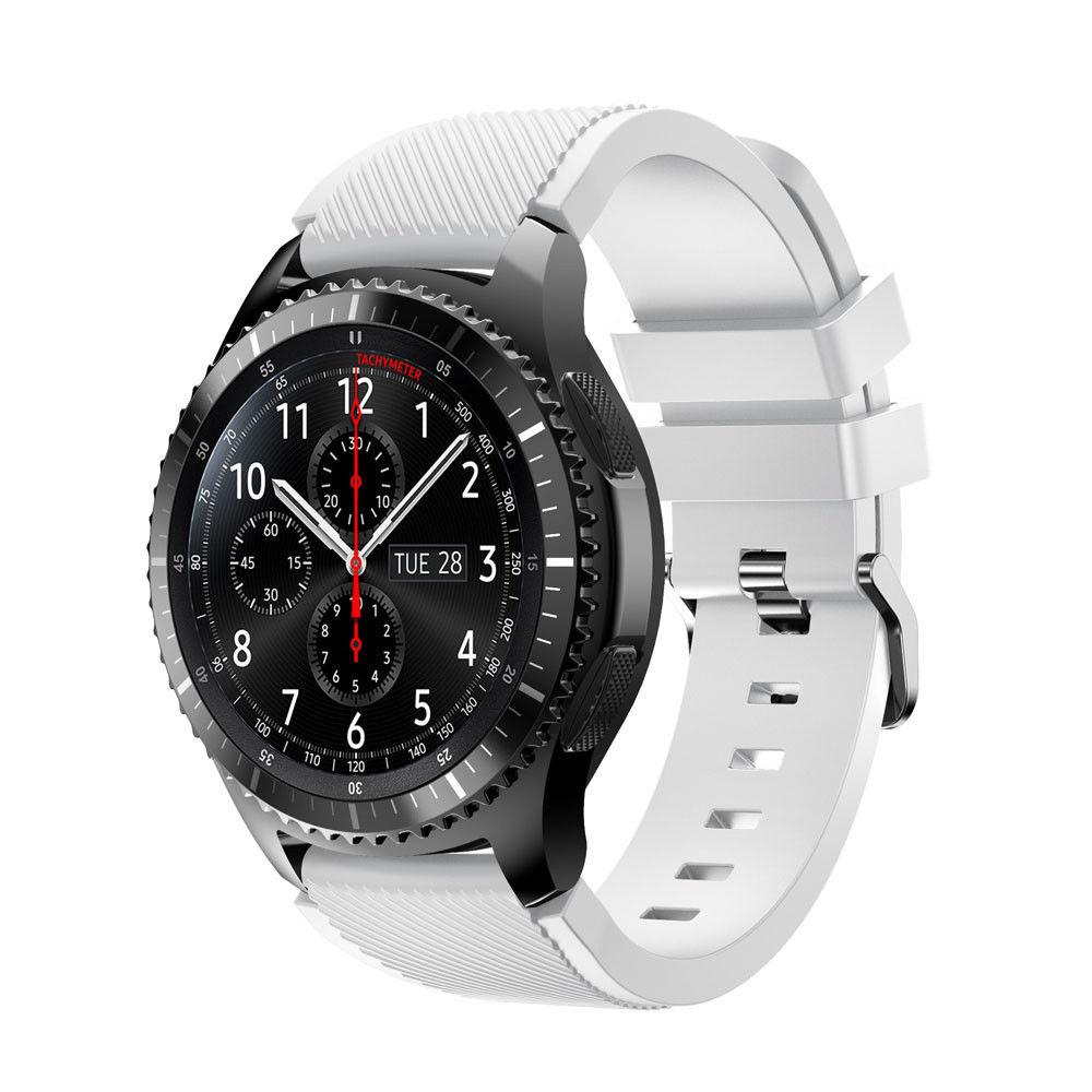 Силіконовий ремінець Primo для годин Samsung Gear S3 Classic SM-R770 / Frontier RM-760 - White