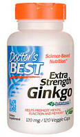 Extra Strength Ginkgo Doctor's Best, 120 капсул