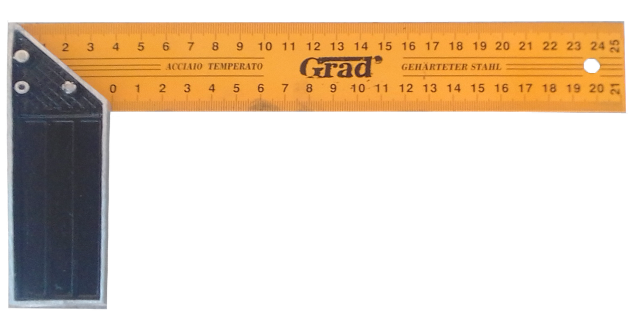 Косинець сталевий, 250 мм