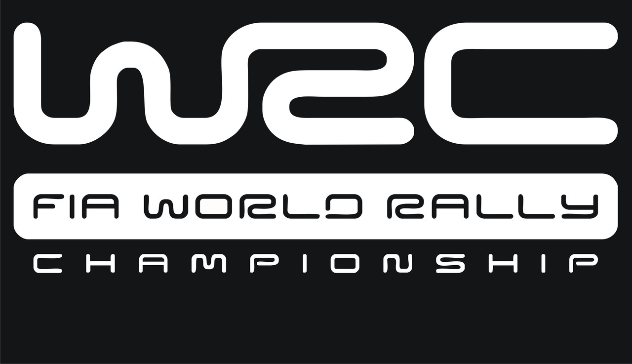 Наклейки на автомобіль: WRC fia world rally - біла