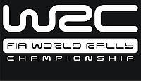 Наклейки на автомобіль: WRC fia world rally - біла