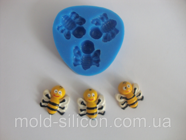 Силіконовий молд "Пчелки", фото 1