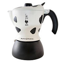 Гейзерна кавоварка Bialetti Mukka Express (2 cup) для приготування капучино