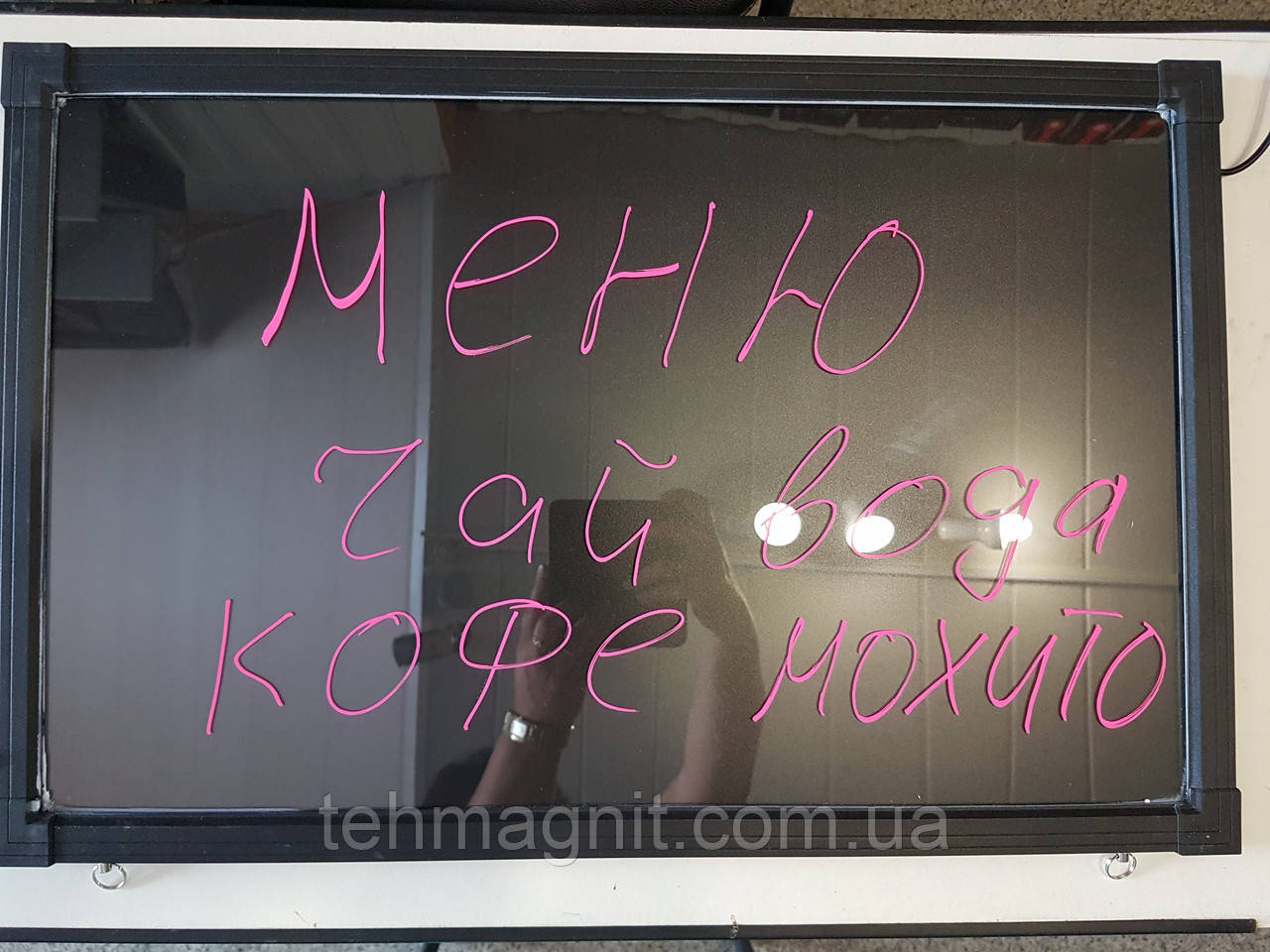 LED дошка 60x40 Рекламна світлодіодна дошка. Рекламна світлодіодна дошка Sparkle Board + маркеры