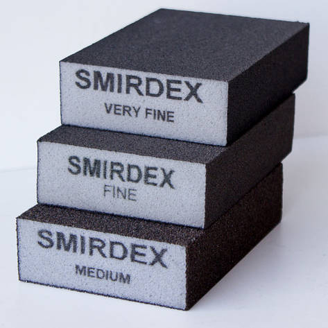 Абразивна губка Smirdex 100*70*25мм Fine (тонка), фото 1
