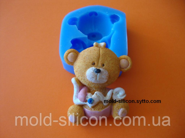 Силіконовий молд "Ведмежатко 3", фото 1