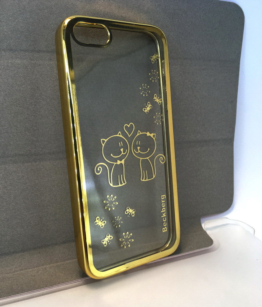 Чохол для iPhone 5 5s se накладка на бампер протиударний Beckberg силіконовий Caths