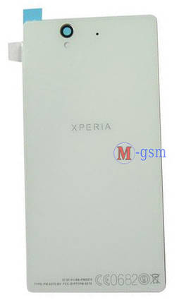 Задня кришка Sony Xperia Z, C6603 біла, фото 2