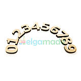 Цифра з МДФ "9", 30х23 мм, 6 мм, фото 3