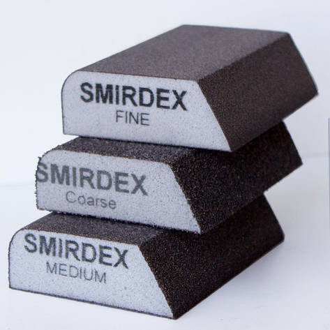 Абразивна губка комбі Smirdex 100*70*25мм Medium (середня), фото 1