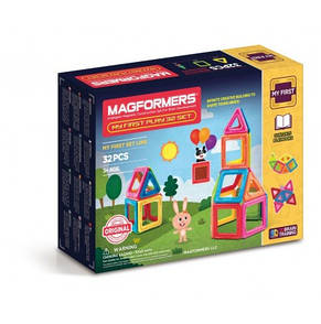 Конструктор магнітний Magformers Мій перший набір 32 елемента, фото 2