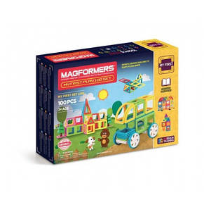 Конструктор магнітний Magformers Мій перший набір 100 елементів, фото 2