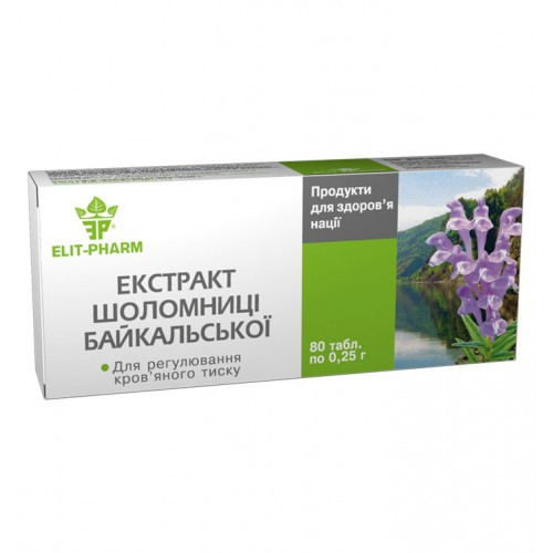 Экстракт Шлемника байкальского №80 Для нормализации кровяного давления - фото 1 - id-p568349557