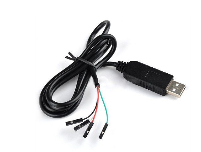 Радиоконструктор Перетворювач usb-ttl на pl2303hx, роз'єм usb з шнуром