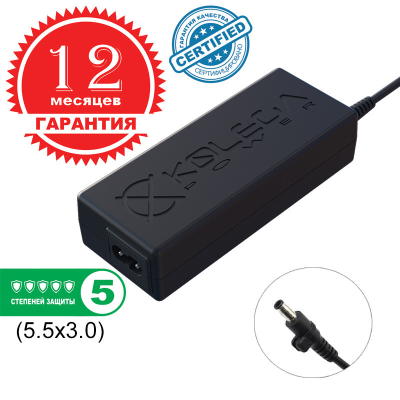 Блок живлення Kolega-Power для ноутбука Samsung 19V 4.74 A 90W 5.5x3.0 (Гарантія 12 міс)