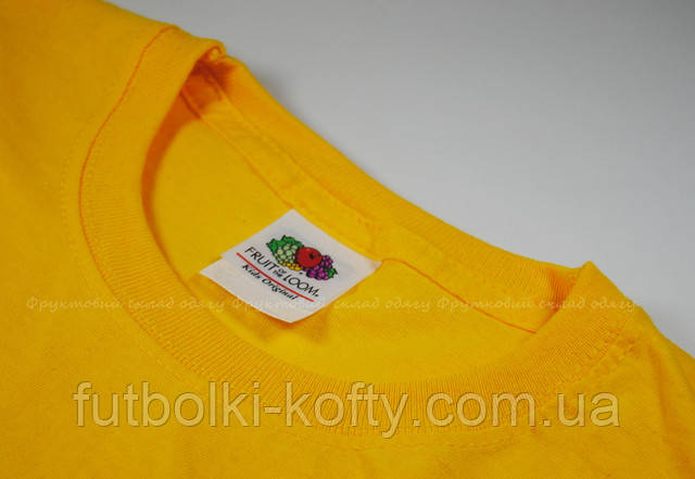 Солнечно-жёлтая детская лёгкая футболка Солнечно-жёлтая детская лёгкая футболка