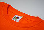 Дитяча оранжева футболка легка Original kids Fruit of the Loom, фото 2