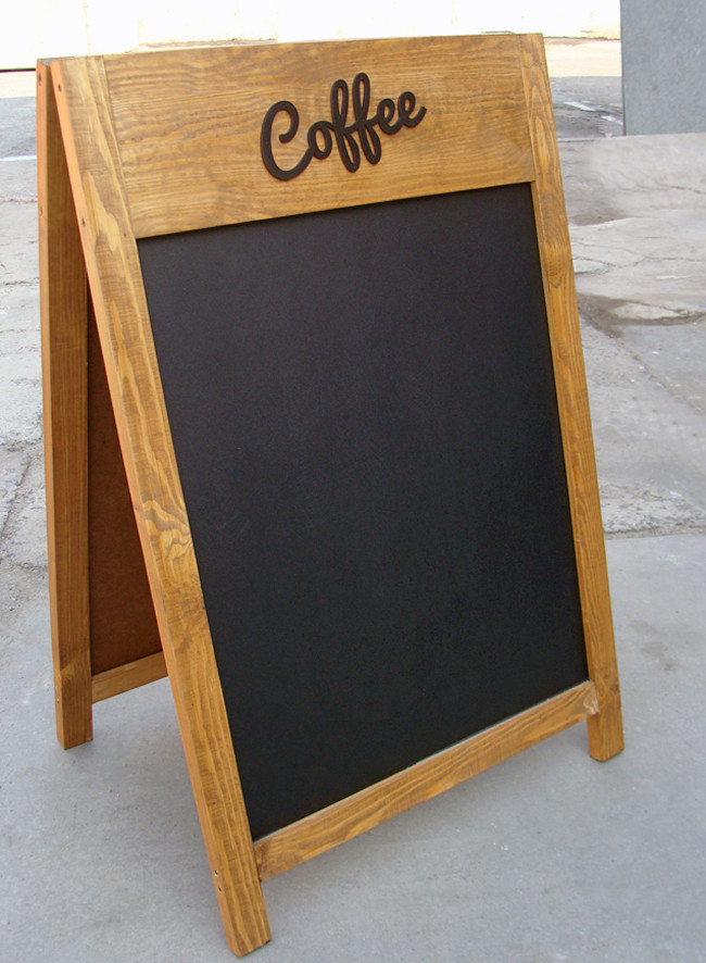 Штендер для крейди Великий COFFEE, 110 х 70 см | Era Creative Wood