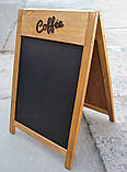 Штендер для крейди Великий COFFEE, 110 х 70 см | Era Creative Wood, фото 2