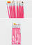 Рожеві пензлики для манікюру набір, 15 шт, фото 3