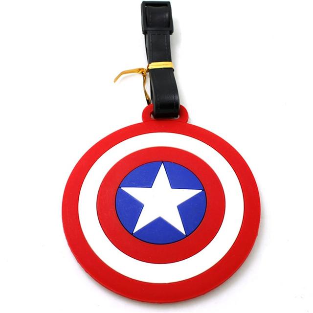 Бирка на рюкзак знак Капітана Америка 
