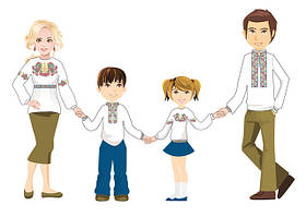 Детские заготовки рубашек Розничная цена 300 грн.