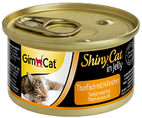 413105 GimCat ShinyCat Консерви тунець з курчам, 70 г