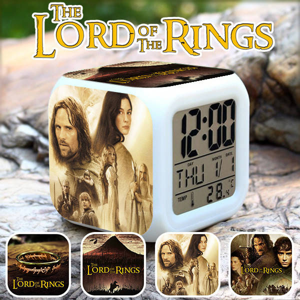 

Настольные часы Властелин колец "Ring with inscription" / The Lord of the Rings