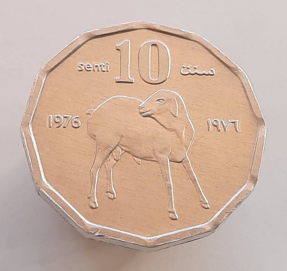 

Сомали 10 центов 1976