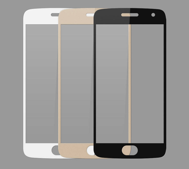 

Защитное стекло для Motorola Moto G5 Plus (чёрное, белое, золотистое)