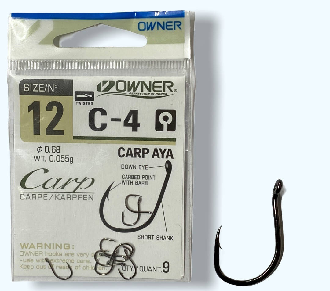 

Крючки OWNER С-4 CARP AYA 12