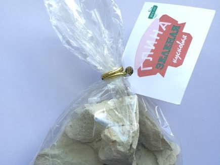 

Глина Зеленая кусковая 100 г, Мел-ок