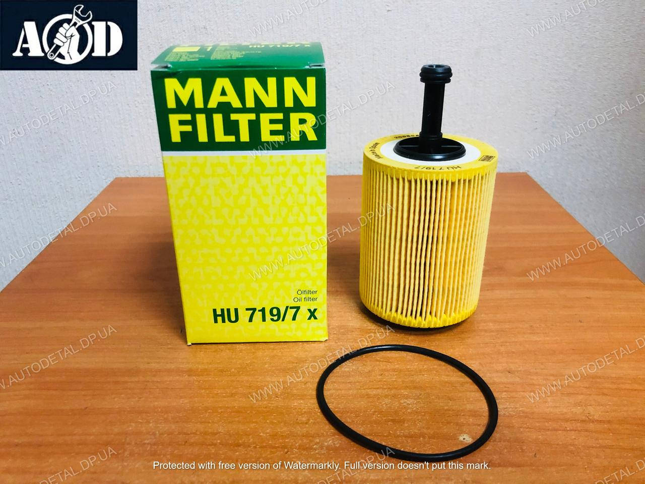 

Фильтр масляный Шкода Октавия А5 1.9/2.0 TDI (дизель) 2004-->2012 Mann (Германия) HU 719/7X